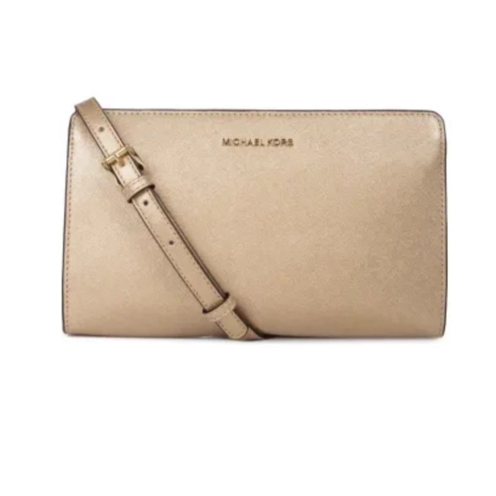 LEATHER MESSENGER BAG JET SET TRAVEL PRELOVED (USED)